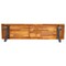 Flash Furniture Natural Acacia Wood Bench with Black Flared Legs THB-B01322-NAT-GG - alternate 2